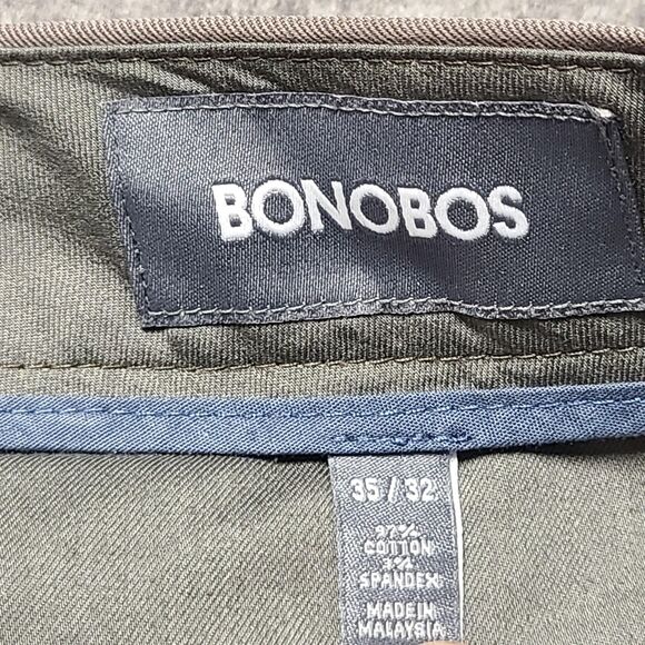Bonobos Friday Pants Mens 35x32 Gray Athletic Fit Stretch Casual Chino Slacks - Picture 5 of 10